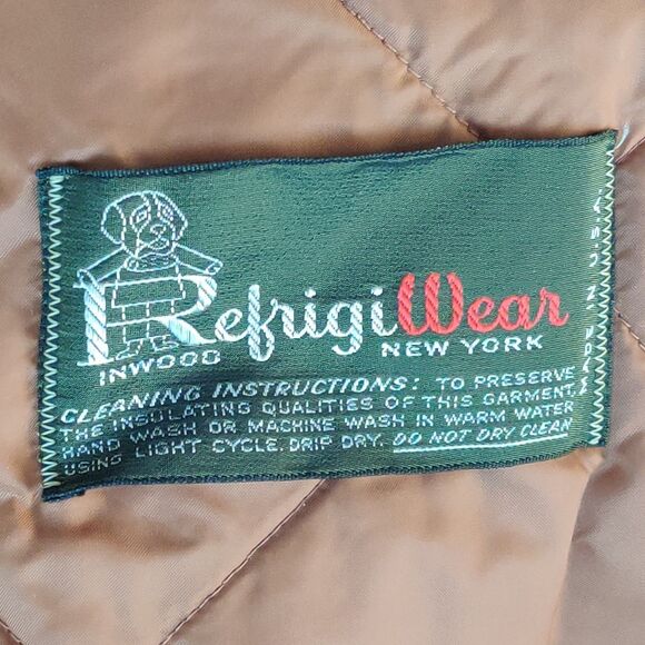 Vintage RefrigiWear 612 Freezer Coat Tan Fur Collar 3XL–4XL 60" Chest USA 70s/80 - Picture 6 of 15